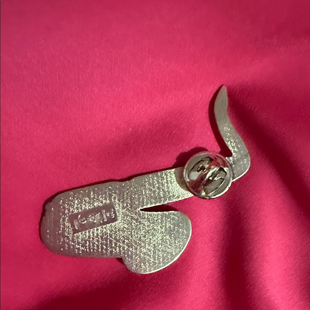 Vintage Yves Saint Laurent Silver Saxophone Brooch With Pouch - Picture 2 of 8